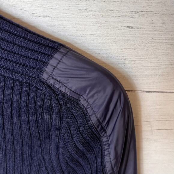 Rag & Bone Sweater Womens Size S/P Navy Emory Ribbed Long Sleeve Crew Neck - Picture 11 of 16